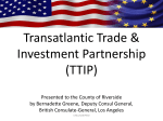 Important Aspects of TTIP for California: Bernadette Greene