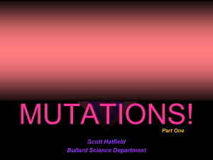 mutations!