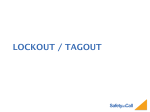 Lockout / tagout