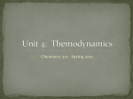 Unit 4: Themodynamics