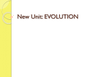 Introduction to Evolution