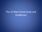 The 12 Main Greek Gods and Goddesses