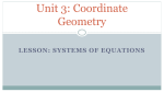 Systems of Equations