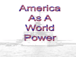 Day 2- America as a world power