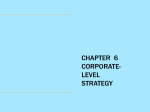strategic management- chapter six