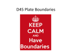 d45 plate boundaries ppt