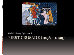 First Crusade - White Plains Public Schools