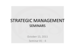 STRATEGIC MANAGEMENT