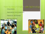 How to teach English with technology