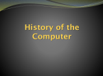 ICS 1.1 Computer History