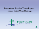 Intentional Interim Team Report Focus Point One