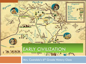 Early Civilization - Edgewater School District