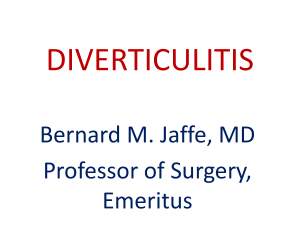 DIVERTICULITIS