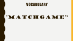 Matchgame, Vocabulary Review