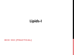 Lipids-I