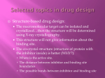 Selected topics in drug design