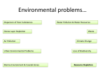 Environmental problems*
