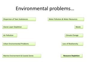 Environmental problems*