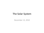The Solar System - NVHSEarthScienceOlsen