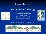 What is personality? - Napa Valley College