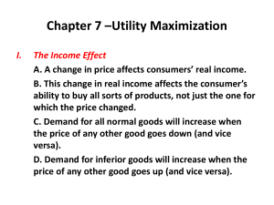 Scarcity and Choice