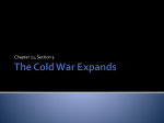 The Cold War Expands