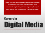 Careers in Digital Media