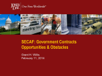 Government Contracts--Opportunities