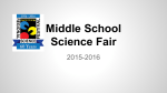 Middle School Science Fair