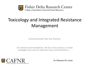 Insecticides and Integrated Resistance Management