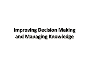 Decision Making