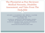 The Physiatrist as Peer Reviewer