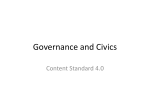 Governance and Civics