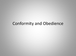 Conformity and Obedience