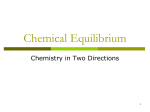 Chemical Equilibrium