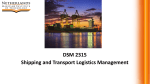 DSM 2315 Shipping and Transport Logistics