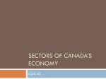 Sectors of Canada*s Economy