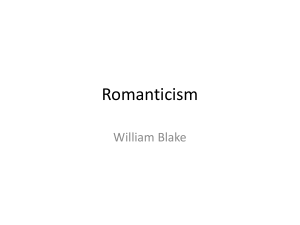 Romantisics blake