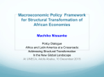 Macroeconomic Policy Framework for Structural Transformation of