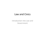 Preview: Introduction Into Law and Civics