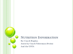Nutrition Information for Tennis