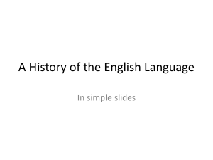 A History of the English Language