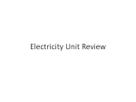 Electricity and Magnetism review 2017