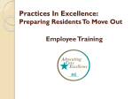 Practices In Excellence: Preparing Residents To Move Out