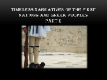 Timeless Narratives of the First Nations and Greek