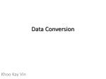 Data Conversion - Secure Information Technologies