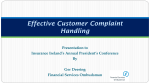 Effective Customer Complaints Handling Format