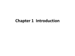 Chapter 1 Introduction