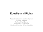 Equality and Rights Oct 14 for HTs - Glow Blogs
