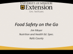 Food Safety on the Go ppt